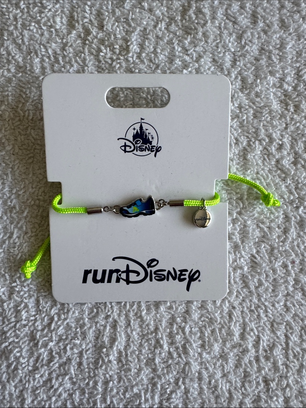 Disney Neon Green RunDisney Shoe Charm Bracelet